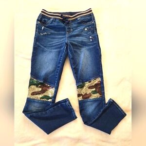 Wonder Nation Big Girl's Jeggings Size L